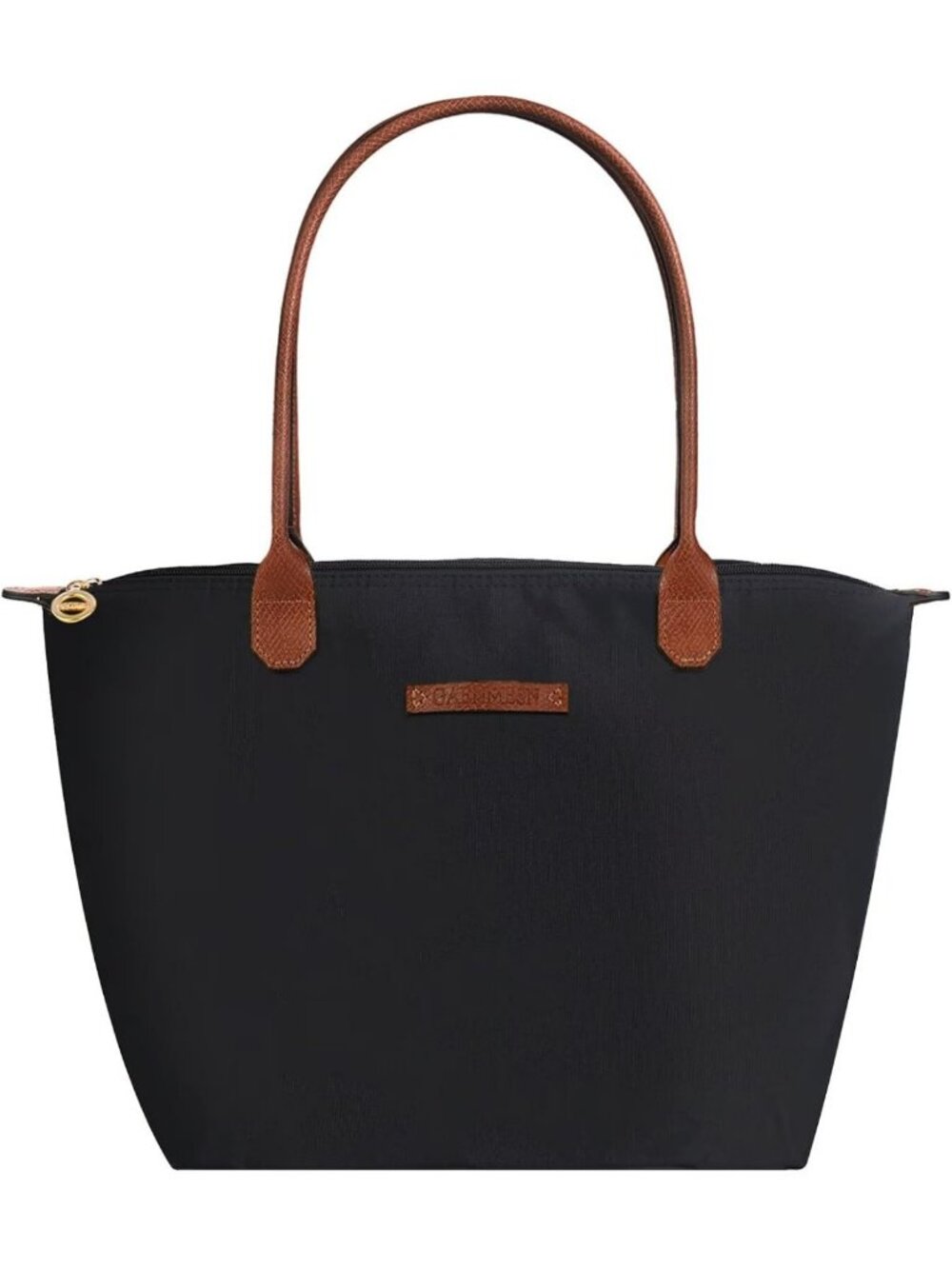Lightweight Waterproof Nylon Tote Bag for Women | Stylish Zipper Handbag